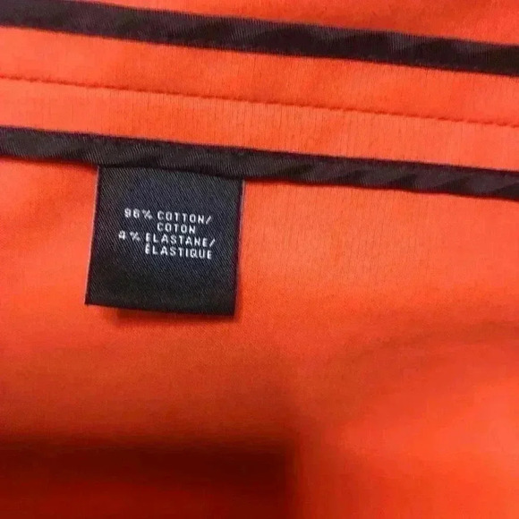 Lafayette 148 Orange Blazer Size 4 Coral Button Up - Picture 7 of 9